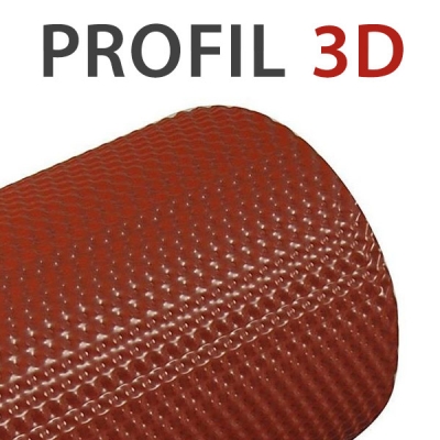 Těsnící pás na komín profil 3D